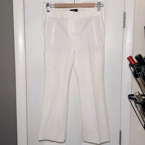 NWT NEW J. Crew White Teddie Pant size 000P
